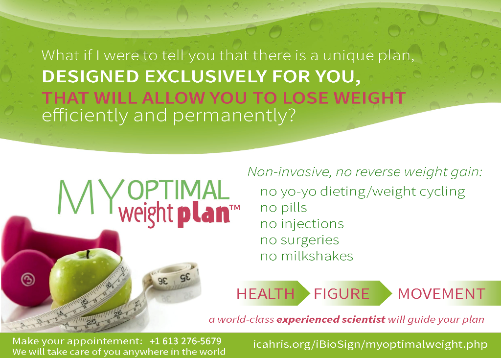 My Optimal Weight Plan Promo